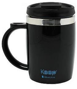 MUG TERMO COLORES 400ML KEEP NEGRO-0