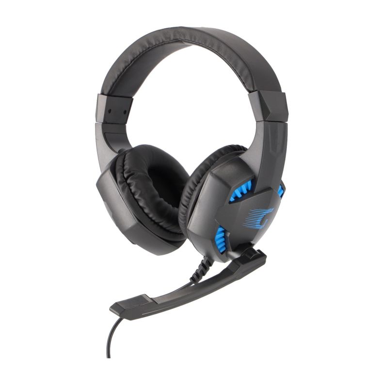 Audífono con Micrófono Gamer G4U, con luz azul USB -0