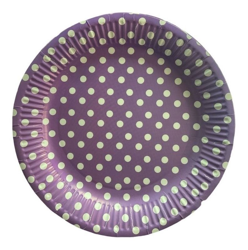 10 Platos Cumpleaños Platos De Cumpleaños Desechables 18cm-1