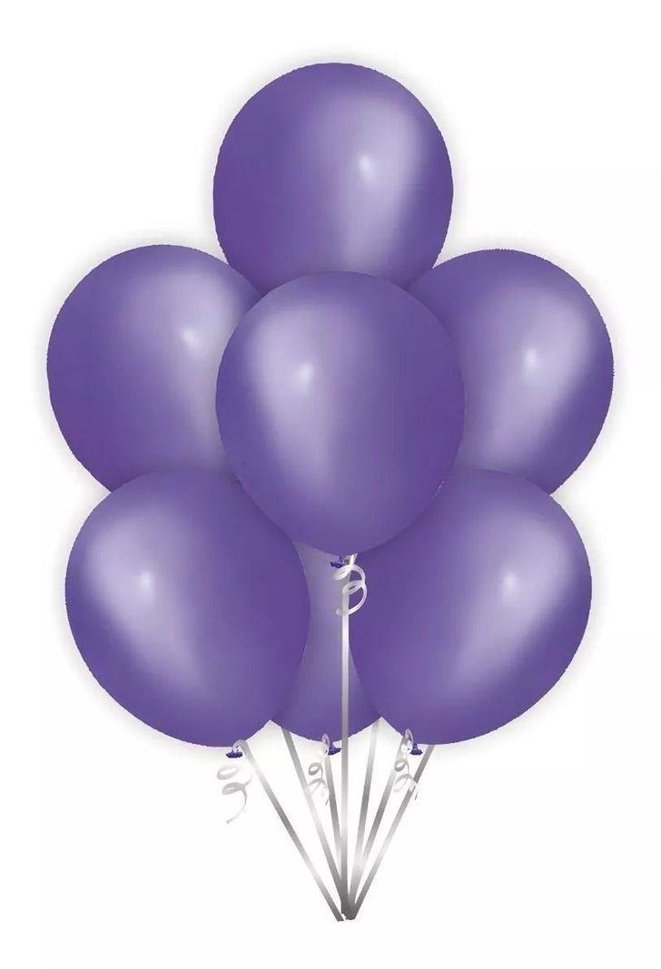 X25 Set De Cumpleaños Globos Cumpleaños Globo Violeta Fiesta-0
