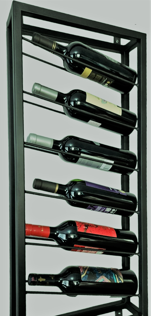 Cava Vertical De Fierro Con Capacidad para 6 Botellas-2