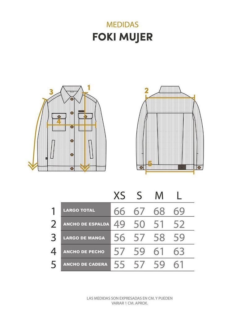 Chaqueta Cotele Foki Blanco Mujer-4