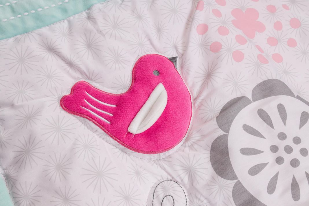 SET ROPA DE CUNA 100% ALGODÓN SWEET BIRDS 5 PIEZAS-2