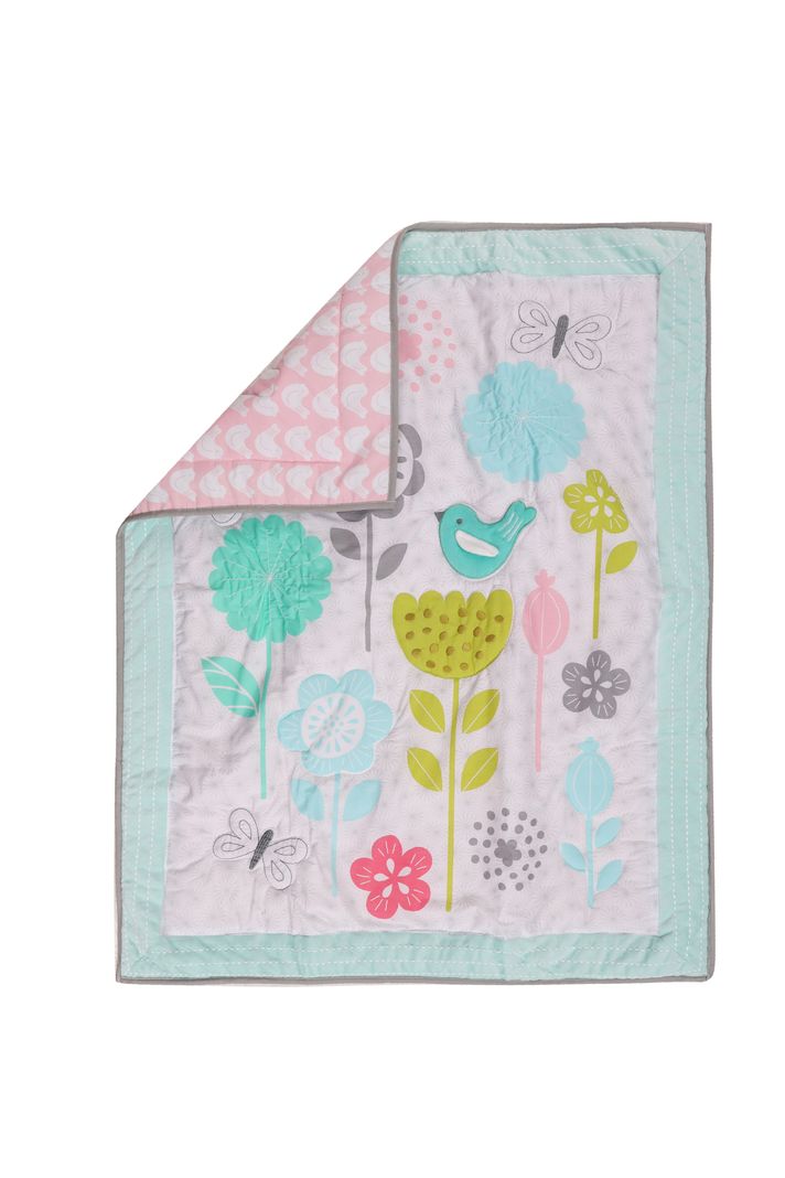 SET ROPA DE CUNA 100% ALGODÓN SWEET BIRDS 5 PIEZAS-5