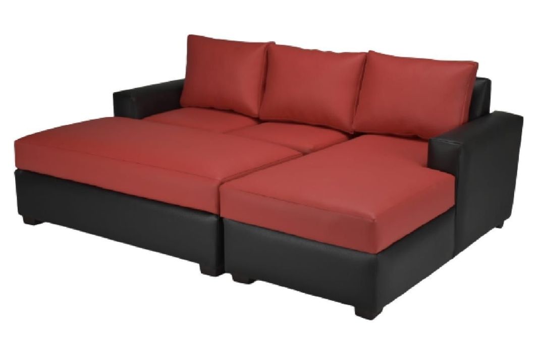 Sofá Seccional 3 Cuerpos + pouf-5