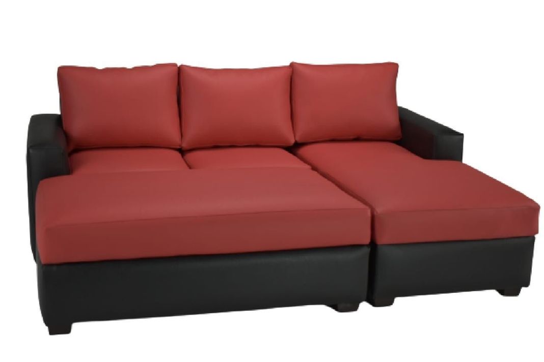 Sofá Seccional 3 Cuerpos + pouf-4