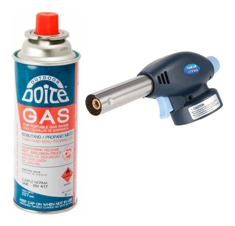 Soplete De Cocina Gas 1300° + Gas Doite Outdoor-0