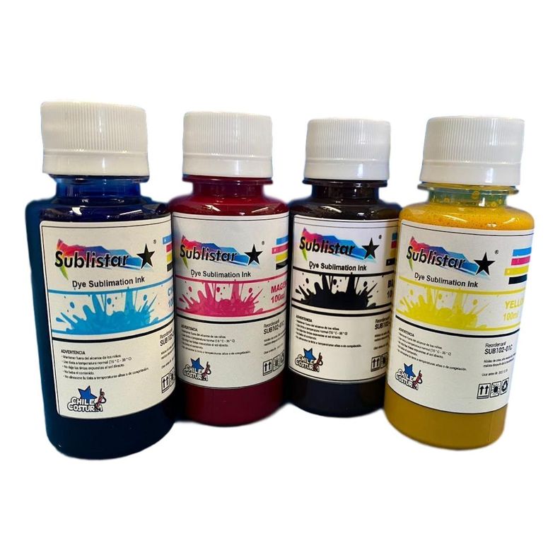 Tinta de sublimacion 4 (BCYM) 100cc-0