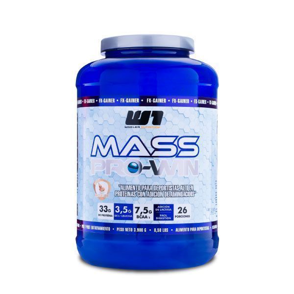 Ganador de peso Mass Pro Win Chocolate 3,9 kgs-0