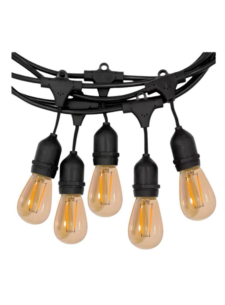 set guirnaldas luz decorativa 10 mts.-0
