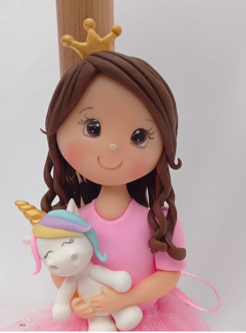 Lampara Velador Princesa  Rosado-2