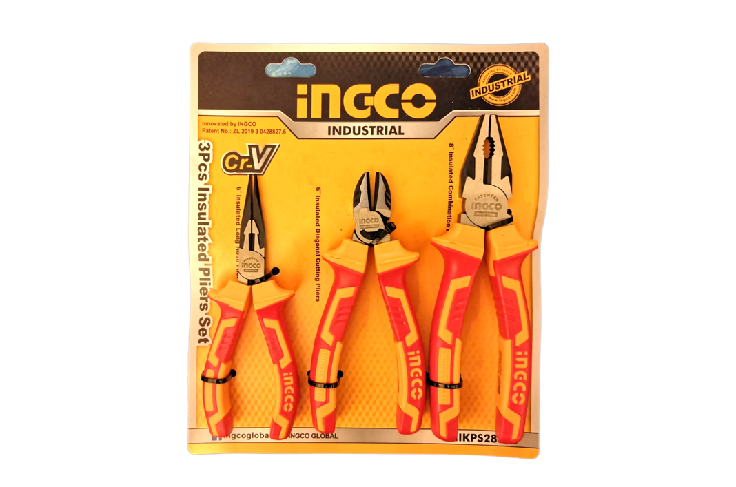 Set Juego De 3 Alicates Aislados Ingco Industrial -5