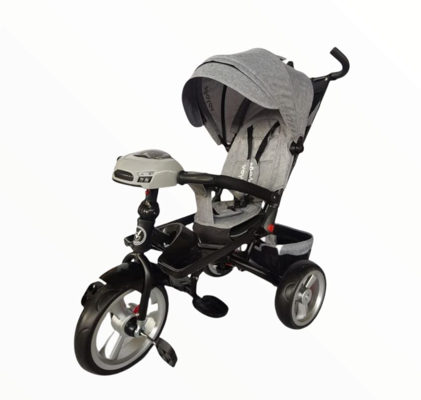 Triciclo voyage 360 grey -0