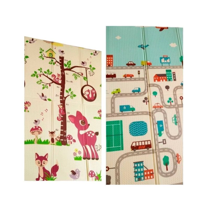 Alfombra Antigolpes Para Bebe Con Bolso 180x200x1c-1