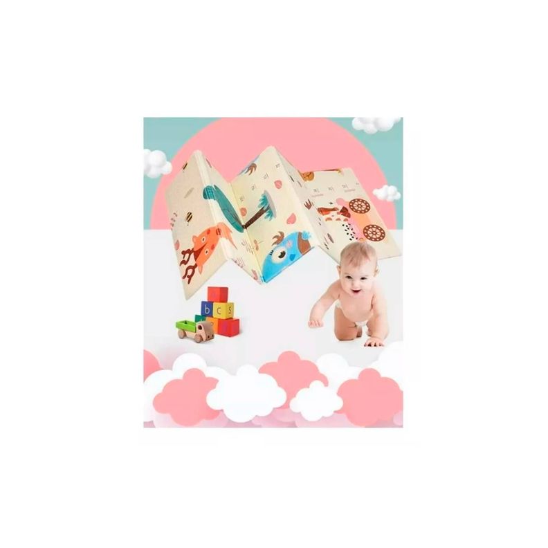 Alfombra Antigolpes Para Bebe Con Bolso 180x200x1c-2