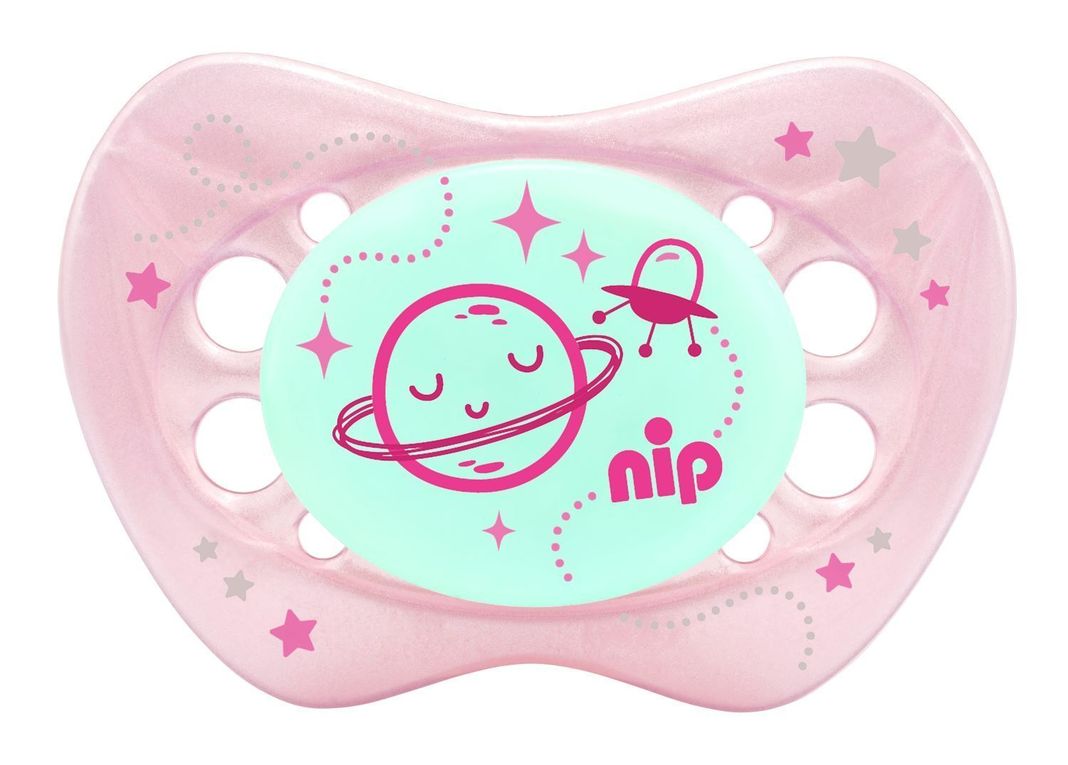  Chupete Night Silicona Planeta Oso 0-6 meses Nip-1