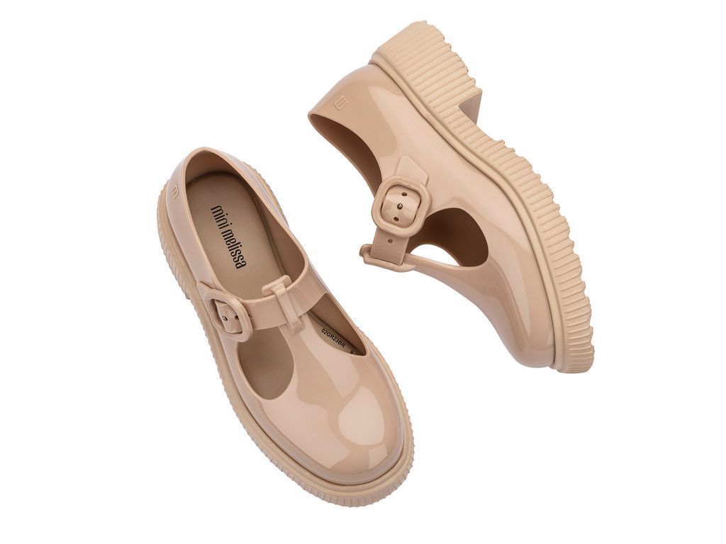 Ballerina Inf Jackie Beige Glitter Mini Melissa-2