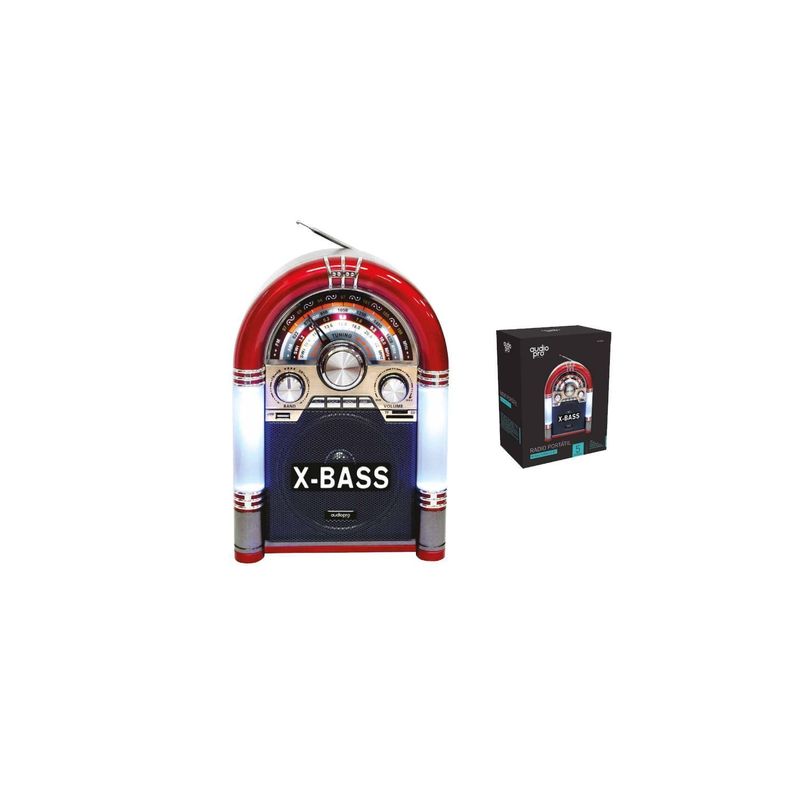 Radio Rockola Bluetooth Portátil Retro - Puntostore-1