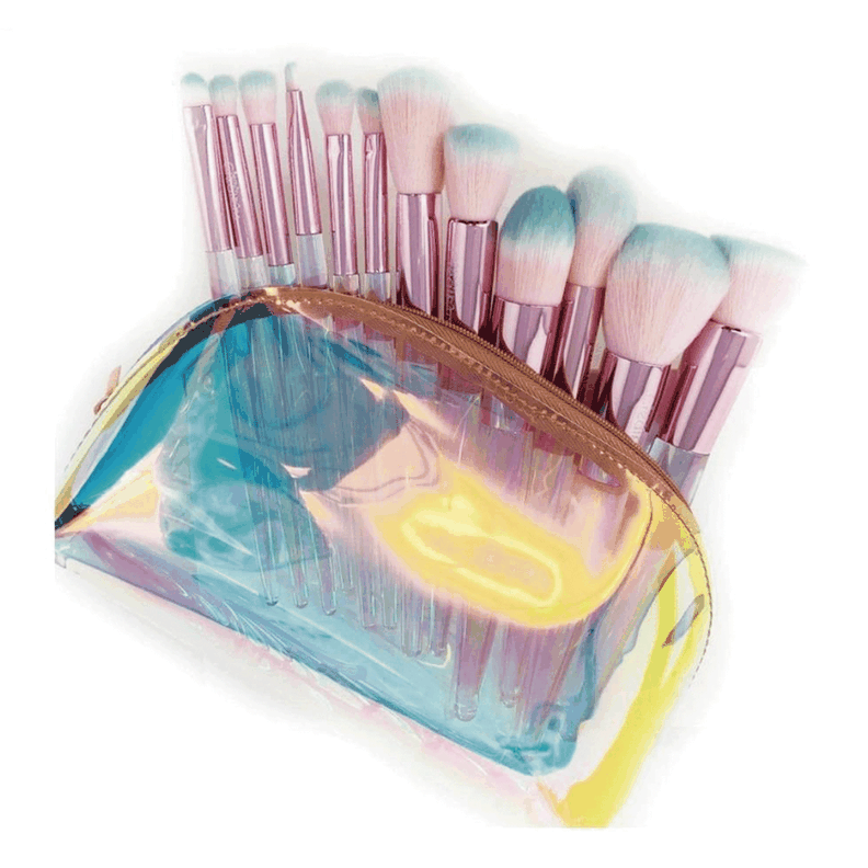 Pack Paleta De Sombras "Life In Pastel" BeBella Cosmetics + Set 12 Brochas Holo Fun y Estuche Beauty Creations-6