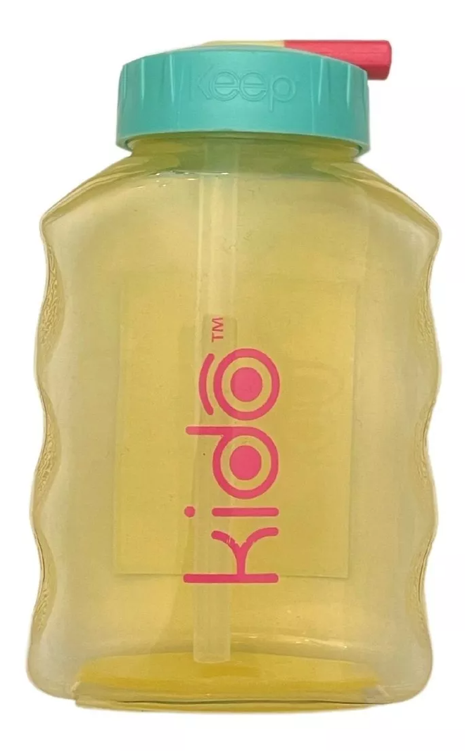 Botella Toma Jugo Kido 250ml Amarillo-0