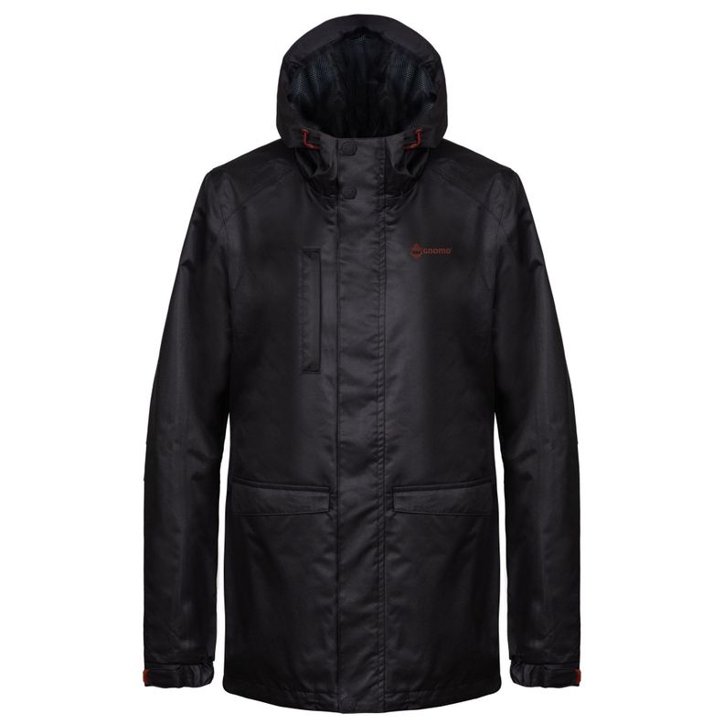 Chaqueta Impermeable Naren Black Mujer Gnomo-0
