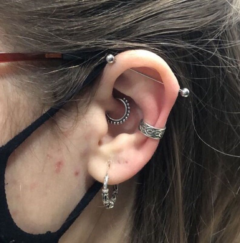 Piercing Septum Anillo Oreja Tragus Daith Esferas Tabique-2
