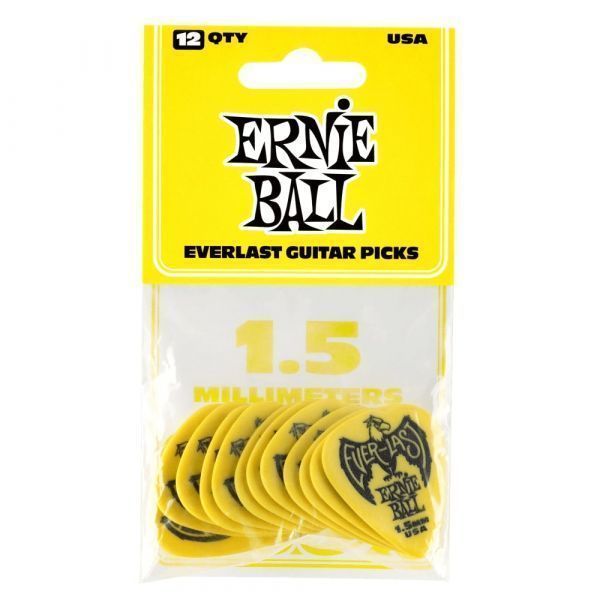 Set De Uñetas Everlast P09195, 1.5 mm/12 Un Ernie Ball-1