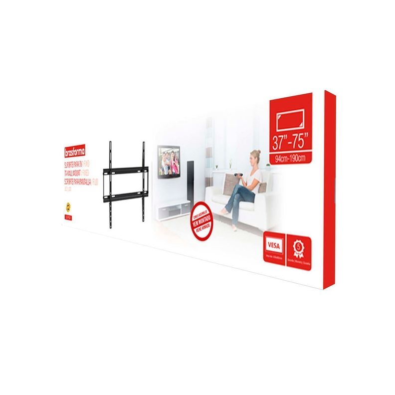 Soporte TV  Fijo Ultra Slim 37 a 75"  35Kg-4