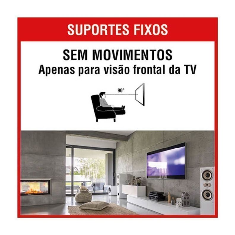 Soporte TV  Fijo Ultra Slim 37 a 75"  35Kg-3