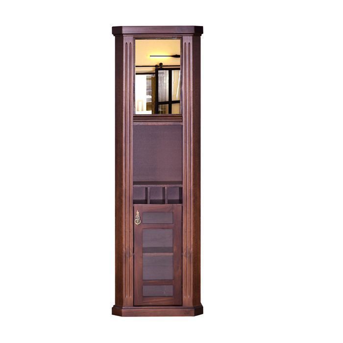 VITRINA 1 CUERPO CAVA ESPEJO MAXI (55.5 x 32.5 x 176 cm)-0