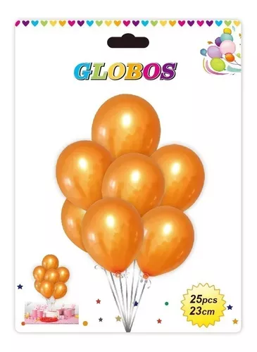 Pack 25 Set De Cumpleaños Globos Cumpleaños Globo Metalizado 100943-2
