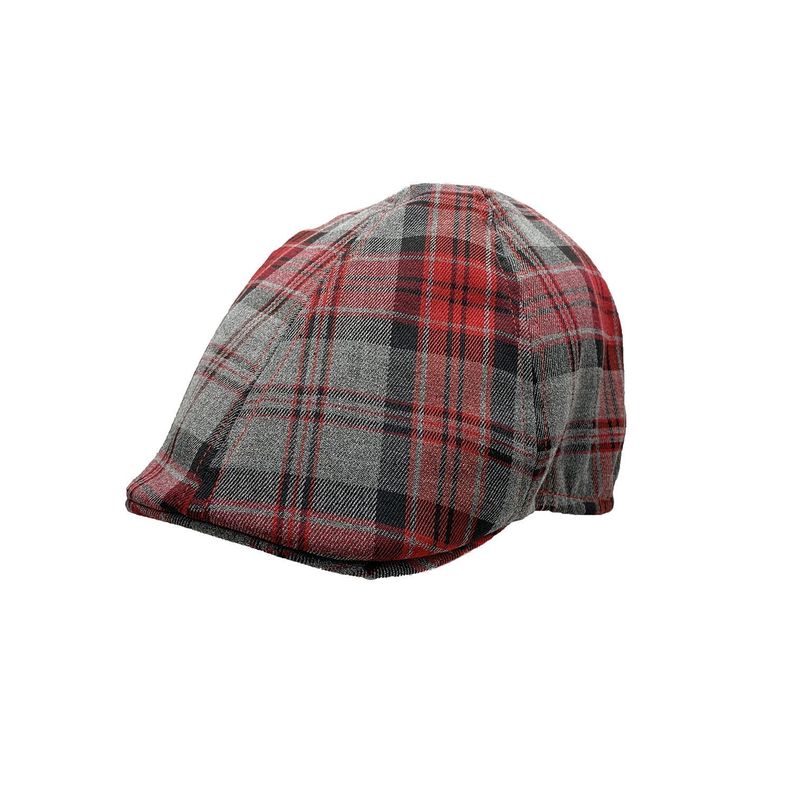 Jockey Británico Ajustable Escocés Rojo Gris V -0