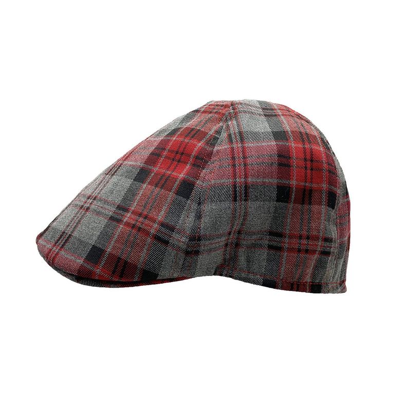Jockey Británico Ajustable Escocés Rojo Gris V -2