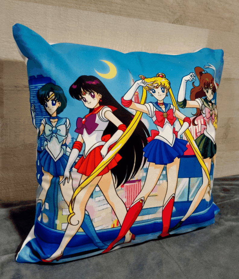 Cojín Felpa 45x45 cm De Sailor Moon Extra Suave -1