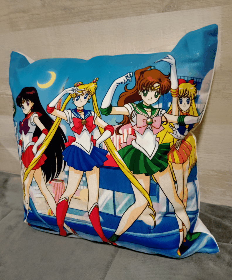 Cojín Felpa 45x45 cm De Sailor Moon Extra Suave -2