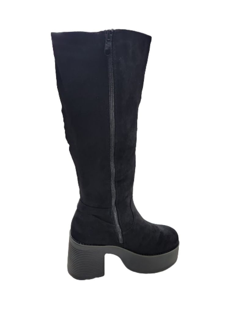 Bota Bucanera Mujer Negro-1