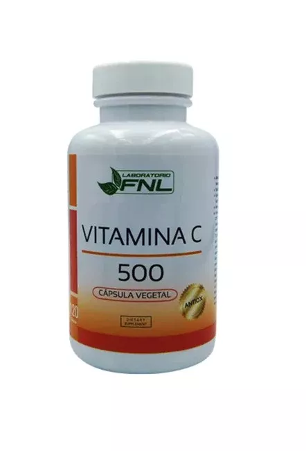 Vitamina C - 500 Mg - 120 Cápsulas - FNL-0