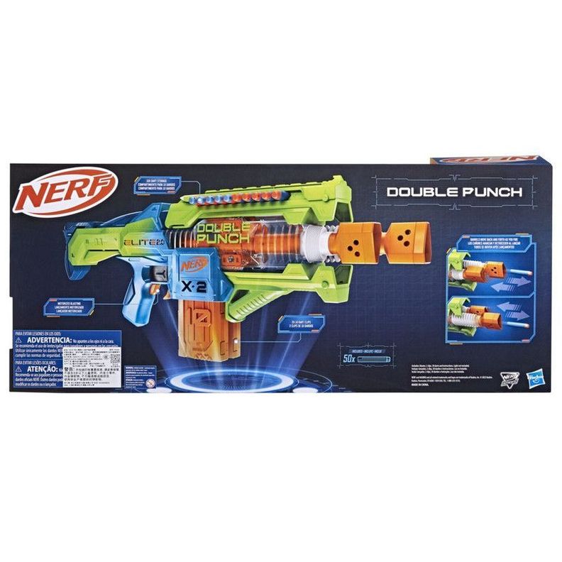 Lanzador Nerf Elite 2.0 Double Punch Nerf | Paris.cl