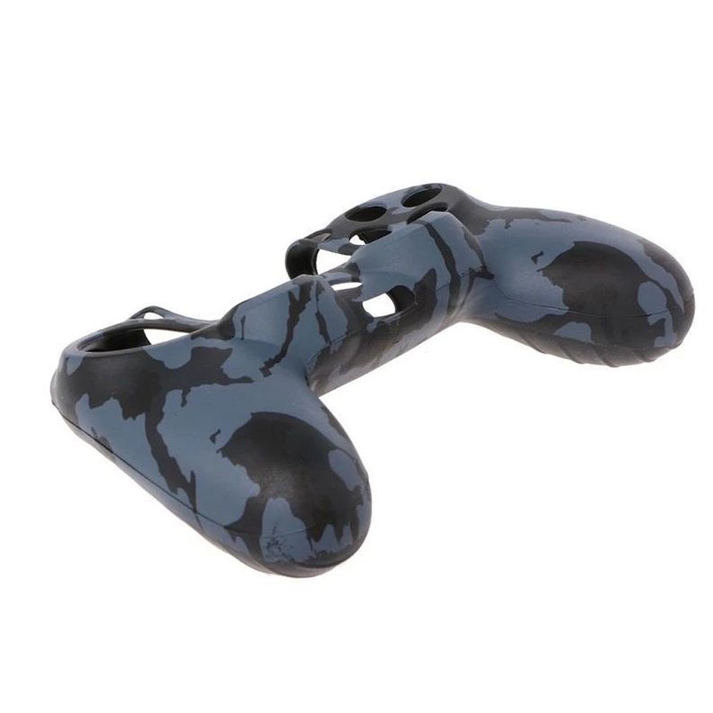 Funda Para Control PS4 Militar Negro Camuflaje-1