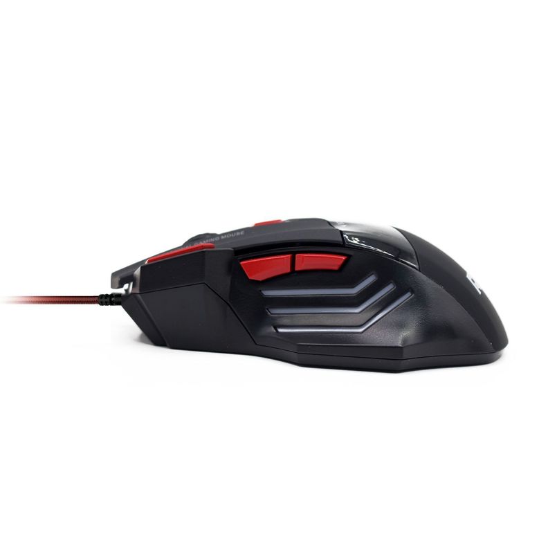 Mouse Gamer ergonómico 3200DPI Retroiluminado -1
