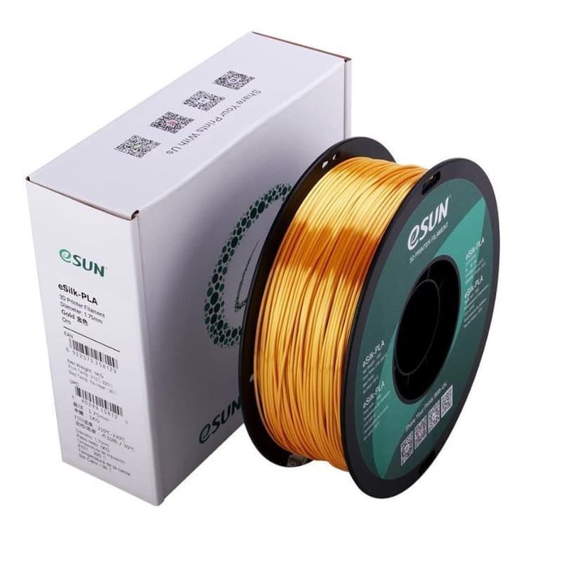 Filamentos Pla Seda Esun 1kg 1.75mm Oro-0