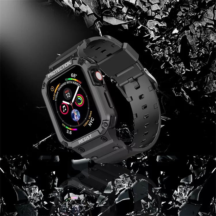 Carcasa Correa Para Apple Watch Se 40/ 41mm / Negro -2
