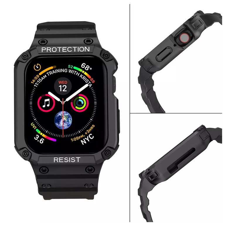 Carcasa Correa Para Apple Watch Se 40/ 41mm / Negro -1