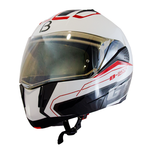 CASCO MOTO FLIP UP B700 BLANCO BEON-0