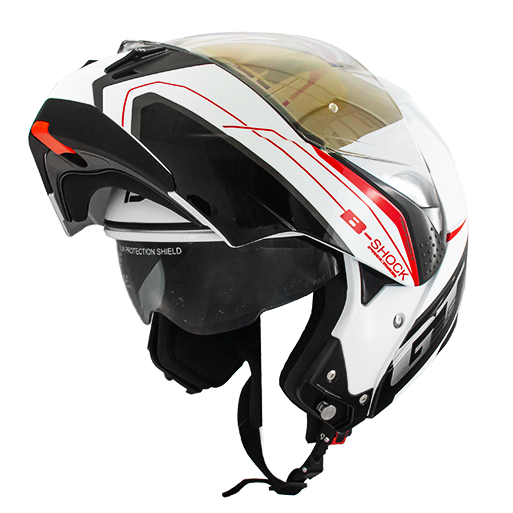 CASCO MOTO FLIP UP B700 BLANCO BEON-1