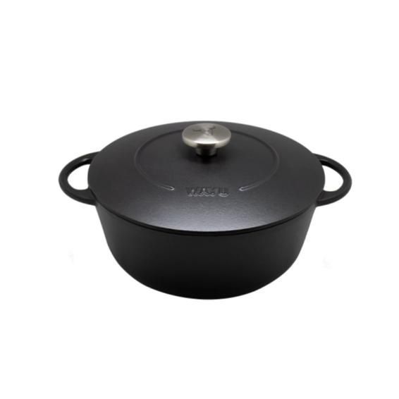 OLLA ENAMEL 28CM IRON CAST WAYU-0