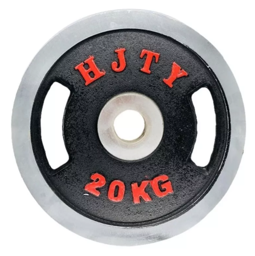 Par Discos 20 Kg Asas Olímpico Cromado Grip -0
