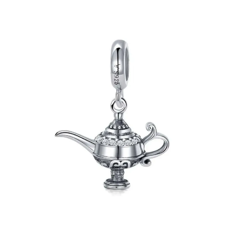 Charm Lámpara Mágica en Plata Fina 925 SILVER HEART-0