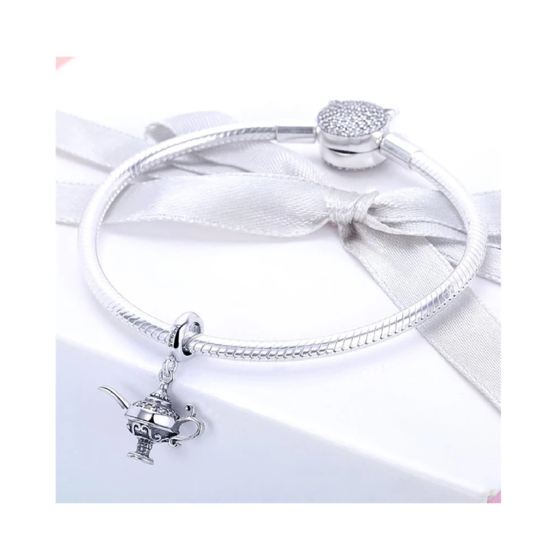 Charm Lámpara Mágica en Plata Fina 925 SILVER HEART-1