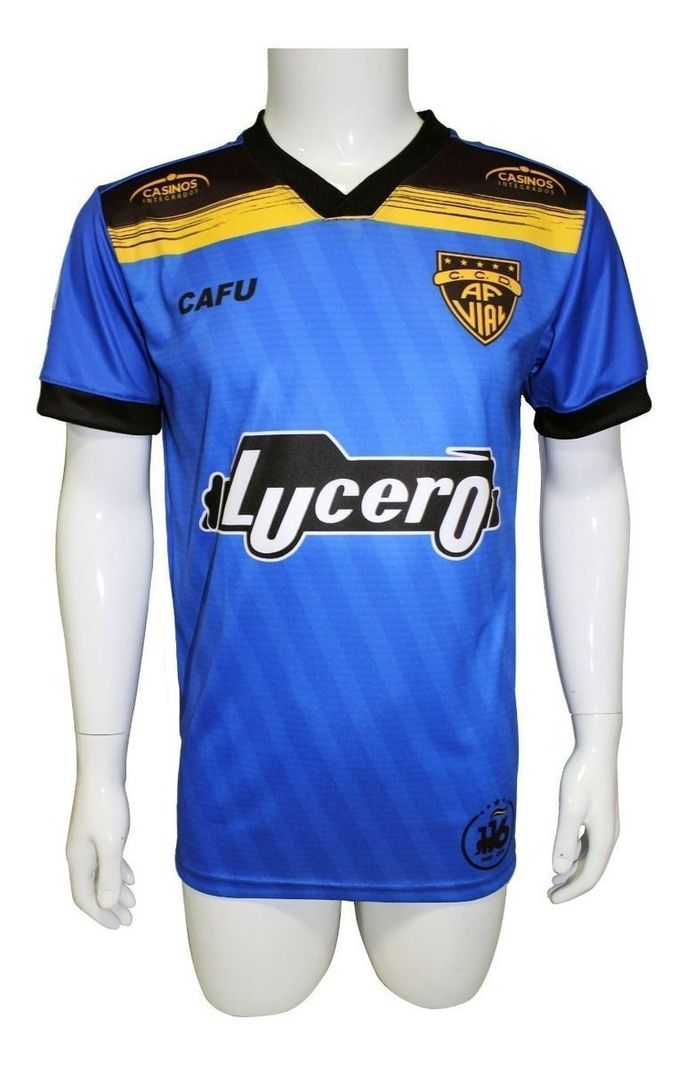     Camiseta Fernández Vial 2019 Arquero Azul Original Cafú-0